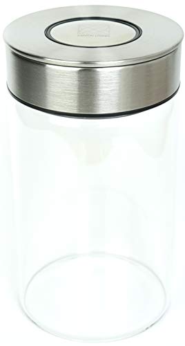 Santai Living Alimentos Contenedor de Vidrio Caja de Almacenamiento de Cocina Contenedor Dispensador con Tapa hermética (1100 ML)