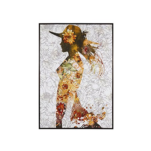 SantiagoPons - Cuadro silueta mujer color Multicolor de estilo