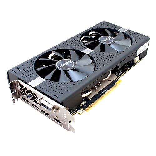 Sapphire Nitro+ Radeon RX 570 8GB GDDR5 - Tarjeta Grafica (GDDR5 Dual HDMI/DVI-D/Dual DP) Negro