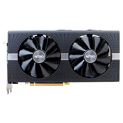 Sapphire Nitro+ Radeon RX 570 8GB GDDR5 - Tarjeta Grafica (GDDR5 Dual HDMI/DVI-D/Dual DP) Negro