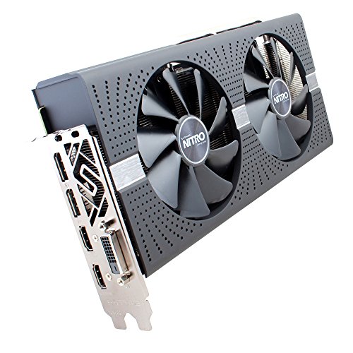 Sapphire Nitro+ Radeon RX 570 8GB GDDR5 - Tarjeta Grafica (GDDR5 Dual HDMI/DVI-D/Dual DP) Negro