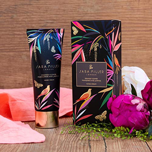 Sara Miller Beauty London - Crema de manos con flores de bambú, aroma a naranja y jazmín, 120 ml