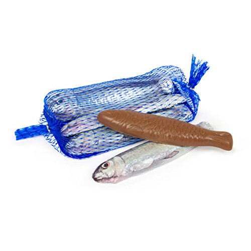 Sardinas de chocolate - en una red | Chocolate | Figura de sardina de chocolate | Chocolate con leche | Idea de regalo | Regalo | Cumpleaños | Hobby | Pesca | Pescador | Pescado de chocolate