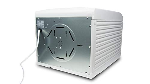 Saro 432-1000 VeggyDry (secador de Frutas y Verduras, deshidratador, regulador de Temperatura, Pantalla LED, Temporizador, 6 Rejillas sin BPA), Color Blanco, plástico