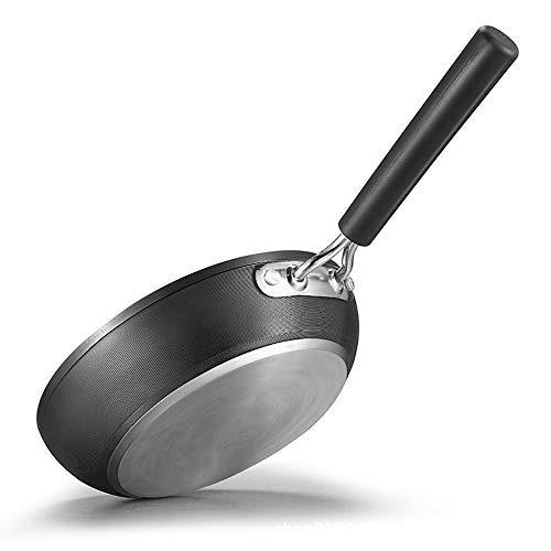 SartéN Antiadherente Antiadherente sartén sartén con ayudante Mango 28cm Cocinar la Cacerola for cocinar Comidas Adecuado para La Cocina Diaria (Color : Black, Size : 28cm)