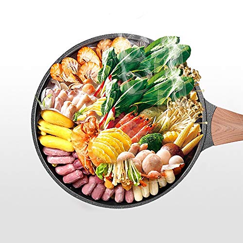 SartéN Antiadherente Antiadherente Sartén Tortilla 26 cm sartén sartén for cocinar Las Verduras Filetes Adecuado para La Cocina Diaria (Color : A, Size : 26cm)