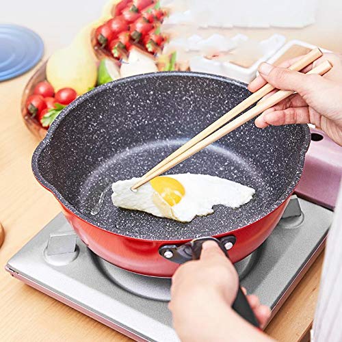 Sartén antiadherente Wok antiadherente crisol de la sopa Pot fideos Wok Pan sartén leche Olla Fogón de gas Promoción Ollas y sartenes wok Pan de hierro fundido (Color : Pot lid)