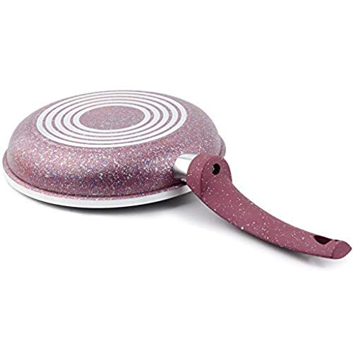 Sartenes WSJ Sartenes Sartén Cacerola Sartén antiadherente de 8 pulgadas Planchas y sartenes Parrilla Sartén de forma redonda Sartén profesional Utensilios de cocina Sartén de cocina de gas (Color: B)