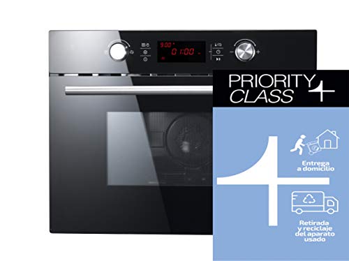 Sauber - Horno Combo con Microondas SHCMW45B - Alto 45 cm - 44 Litros - Color Cistal Negro
