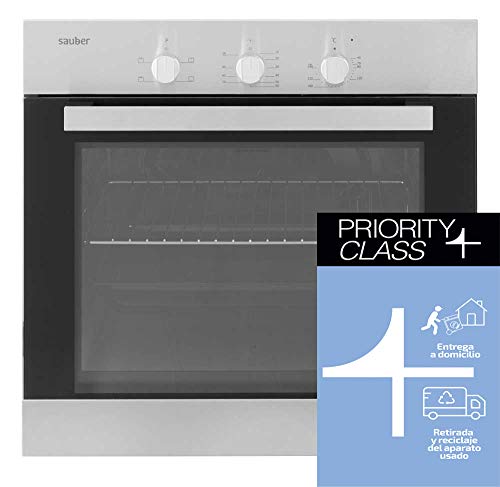 Sauber - Horno Convencional SERIE 1-4F - Eficiencia Energética: A - 4 Funciones - Color Inox