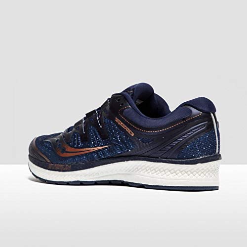 Saucony Triumph ISO 4, Zapatillas de Running para Hombre, Azul (Navy/Denim/Copper 30), 46 EU