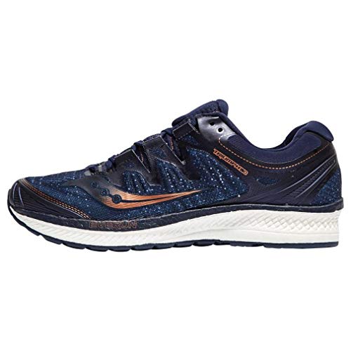 Saucony Triumph ISO 4, Zapatillas de Running para Hombre, Azul (Navy/Denim/Copper 30), 46 EU
