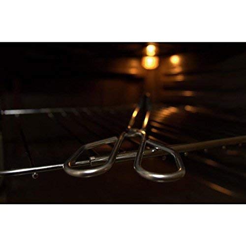 Sauvic Rejilla de Horno cromada Profesional Extensible, 42-60 cm, Acero, Plateado, 1 cm