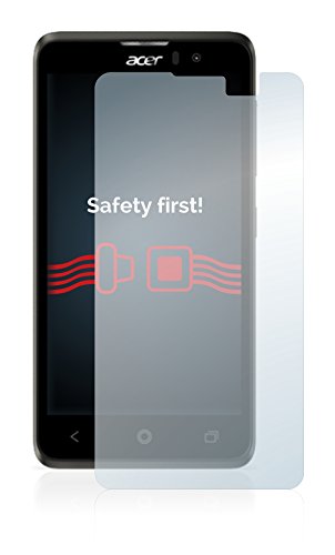 savvies Cristal Templado Compatible con Acer Liquid Z520 Plus Protector Pantalla Vidrio Proteccion 9H Pelicula Anti-Huellas