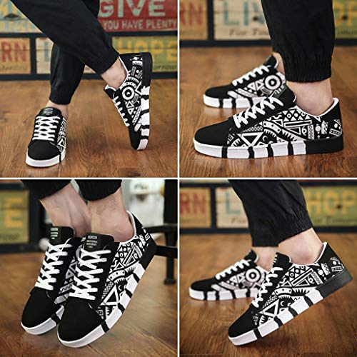 Sayla Zapatos Casual Moda De Los Hombres Verano Casa Zapatillas Lace-Up Colorfor Canvas Zapatos Deportivos Zapatillas Deportivas Graffiti Zapatos