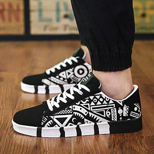 Sayla Zapatos Casual Moda De Los Hombres Verano Casa Zapatillas Lace-Up Colorfor Canvas Zapatos Deportivos Zapatillas Deportivas Graffiti Zapatos