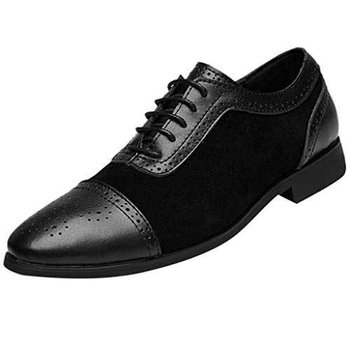 Sayla Zapatos Zapatillas para Hombres Casual Moda Verano Zapatos Puntiagudos Vestir Zapatos De Cuero CóModos Y Ligeros Trabajo De Negocios Boda Gran TamañO Estilo BritáNico