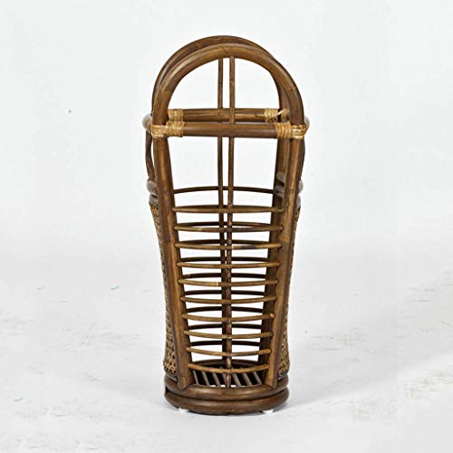 SBDLXY Soporte para Paraguas Vestíbulo Creativo Estante para Paraguas Cubo de Almacenamiento en el vestíbulo del hogar Protección Ambiental Baja en Carbono importada Ratán Natural Tejido a Mano