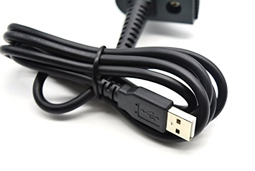 Scanner de código de Barras Orchidtent, Lector de código de Barras de Mano con conexión de Cable de Alta Velocidad Compatible con POS iOS para PC portátil y teléfonos Android
