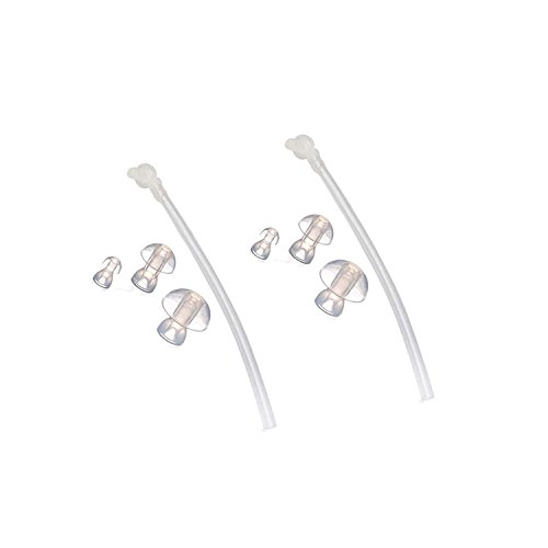 scenstar 18pcs Ear Plug/almohadillas/Cúpulas + 6 tubos de sonido Universal Siemens Resound BTE Audífonos SIDA domos de almohadillas (S M L)