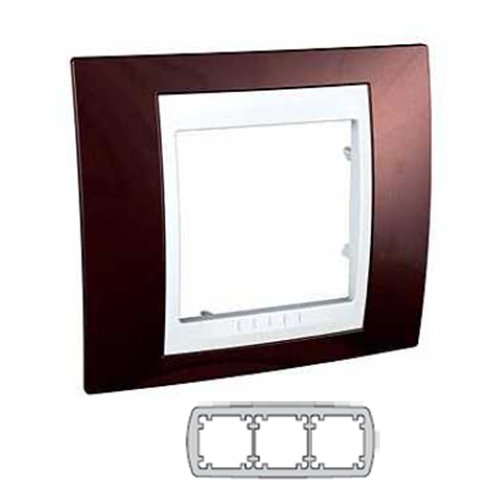 Schneider elec ppm - pmu 24 24 - Marco 3e.h.polar/terracota serie unica plus