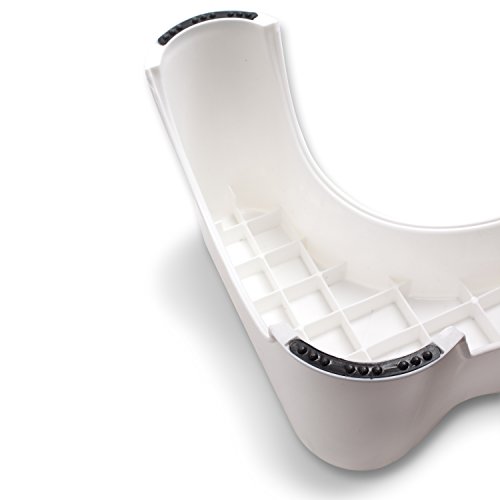 Schukaps Taburete fisiologico para Inodoro Recomendado por los medicos para una Mejor y Completa evacuacion -Ergonomico. WC - Retrete - Hemorroides Home -