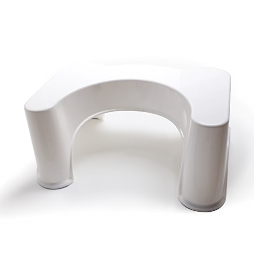 Schukaps Taburete fisiologico para Inodoro Recomendado por los medicos para una Mejor y Completa evacuacion -Ergonomico. WC - Retrete - Hemorroides Home -
