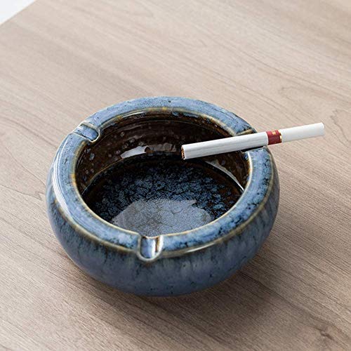 SCJ Cenicero de cerámica Hecho a Mano, cenicero de Escritorio para decoración de Oficina, cenicero para ers - Mejor Idea de Regalo 134,6 cm, patrón1