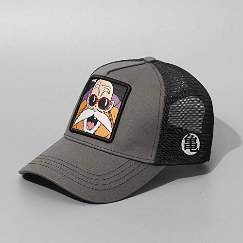 sdssup Explosión Dragon Ball Animal Hat Europa y América Gorra de béisbol Marca Tide Cartoon Series Dragon Ball Cap Net Hat Tortuga Hada 2 Ajustable