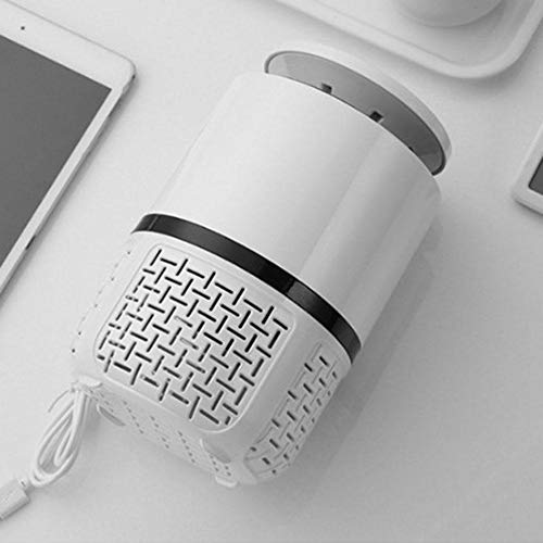 Seasaleshop USB Electronic Repelente de Mosquitos LED Lámpara para Matar Mosquitos Sin Radiación Cargador Silencioso USB Lámpara Antimosquitos para en Interiores y Exteriores
