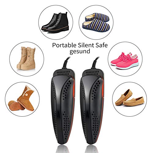 Secador de zapatos, Secador de botas, Calentador de zapatos eléctrico escalable, Calentador de doble núcleo, Deshumidificación de desodorante, Prevención de congelación Adecuado para