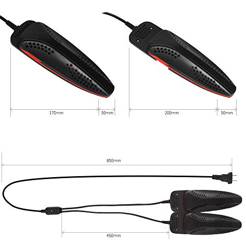 Secador de zapatos, Secador de botas, Calentador de zapatos eléctrico escalable, Calentador de doble núcleo, Deshumidificación de desodorante, Prevención de congelación Adecuado para