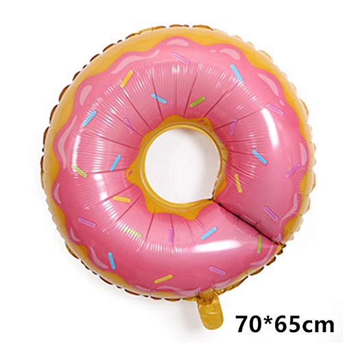 SELLA Rosquillas Piruleta Pizza Matcha Helado Fiesta de Feliz cumpleaños Globos de Boda Decoración Caramelo Donut Lámina Globo de Helio, 1 Pieza
