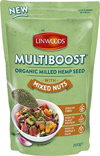 Semillas molidas de cáñamo y frutos secos bio Linwoods 200 g