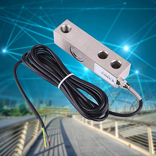 Sensor de celda de Carga de Haz de Corte, 15V PSD - Sensor de pesaje Tipo F de aleación de Acero F1 con Cable blindado 2000KG