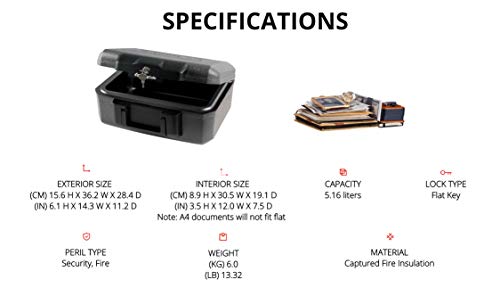 Sentry Safe 1210 SentrySafe 1210-Cofre de Seguridad contra Incendios