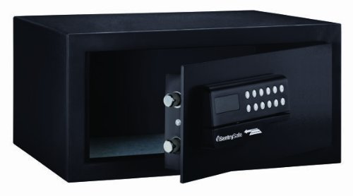 Sentry Safe HL100ES - Caja fuerte electrónica con lector de tarjeta (31 L), color negro