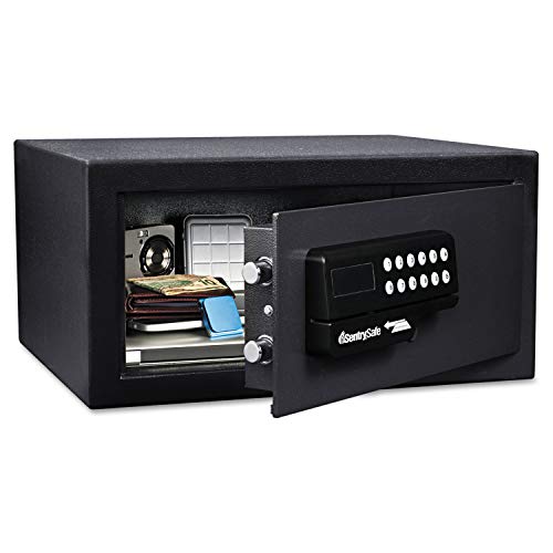 Sentry Safe HL100ES - Caja fuerte electrónica con lector de tarjeta (31 L), color negro