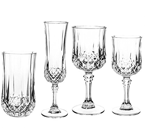 Serie Longchamp Vasos, varios Tamaños a elegir, 6 x Weinkelch 25cl