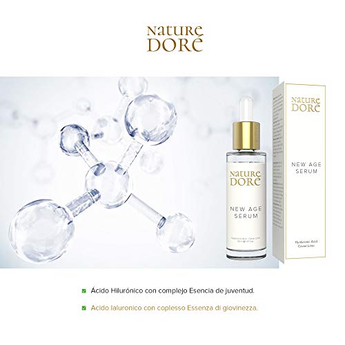 Serum facial Hidratante con Ácido Hialurónico PURO Antiarrugas+Centella Asiatica+Caviar Lime(FUENTE natural de VITAMINA C) Mujer-Hombre Natural-Organico-Bio Suero Antiedad Dia-Noche