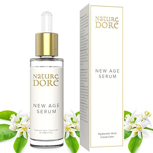 Serum facial Hidratante con Ácido Hialurónico PURO Antiarrugas+Centella Asiatica+Caviar Lime(FUENTE natural de VITAMINA C) Mujer-Hombre Natural-Organico-Bio Suero Antiedad Dia-Noche