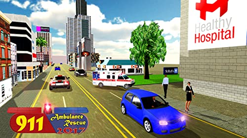 Servicio de Emergencia de Rescate de Ambulancia 2017 3D Gratis