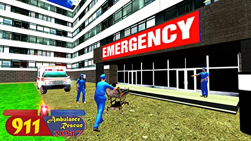 Servicio de Emergencia de Rescate de Ambulancia 2017 3D Gratis