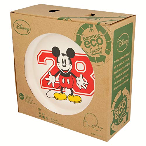 SET BAMBU 3 PCS. MICKEY MOUSE - DISNEY - ALL STAR
