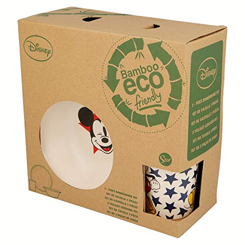 SET BAMBU 3 PCS. MICKEY MOUSE - DISNEY - ALL STAR