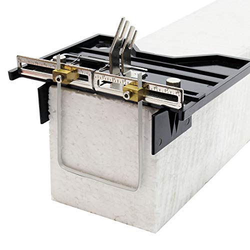 Set cortadora térmica de poliestireno 7 piezas 200W, con ranurador, guía de corte y cuchillas