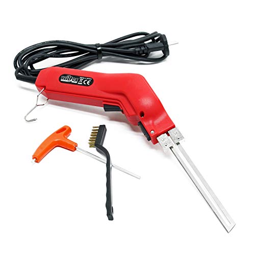 Set cortadora térmica de poliestireno 7 piezas 200W, con ranurador, guía de corte y cuchillas