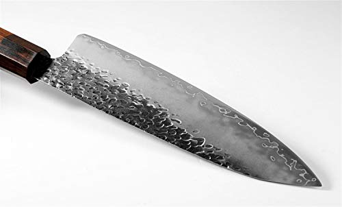 Set Cuchillo Cocina con Ergonómico Cocina del cuchillo del cocinero de tres capas de acero forjado hecho a mano de Sharp Cleaver Kiritsuke el deshuesado Santoku pelado cuchillos utensilios de cocina