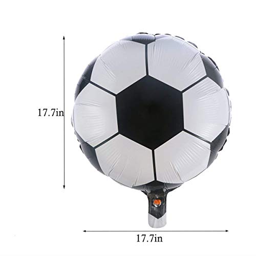 Set de decoración de fútbol con globos de fútbol y banderines para fiesta de Copa del Mundo, fiesta temática de fútbol, cumpleaños y otros suministros de fiesta