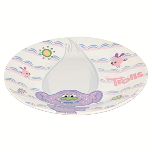 SET MERIENDA EN CAJA DE REGALO 3 PCS. (CUENCO, PLATO POSTRE, TAZA) TROLLS